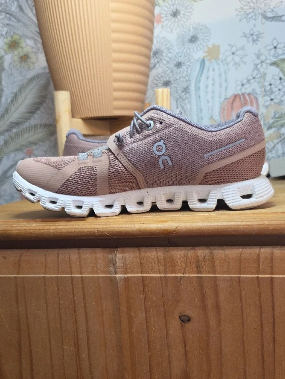On Running Women's Blush Mesh Athletic Sneakers
